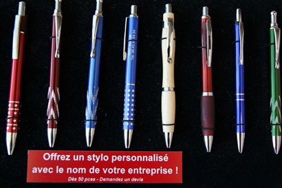 Stylos publicitaires, SPEYSER à Annemasse, Tampons, Gravure, Marquage.